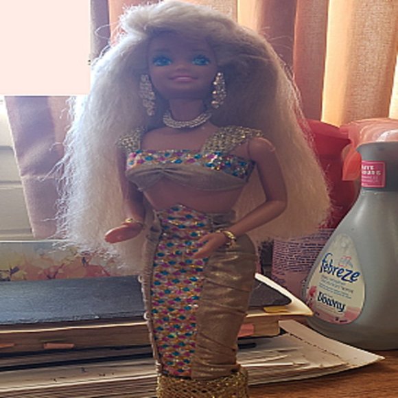 Retired 19/95 Vintage Jewel Hair Mermaid Barbie - Picture 2 of 2